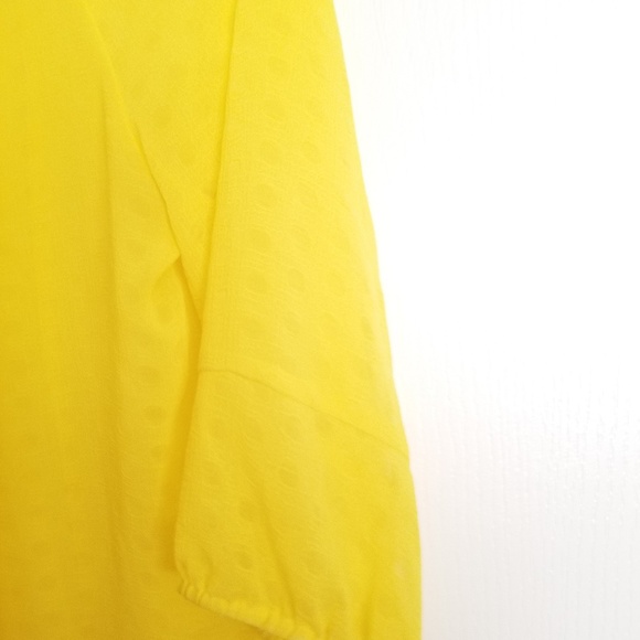 2 for $10 NY Collection Yellow Blouse - Picture 4 of 7